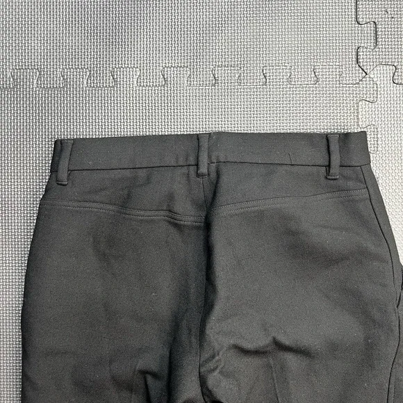 Ralph Lauren Purple Label Wool High Waist Dress Pants Black Sz 6 Button Pant Hem - Picture 10 of 16